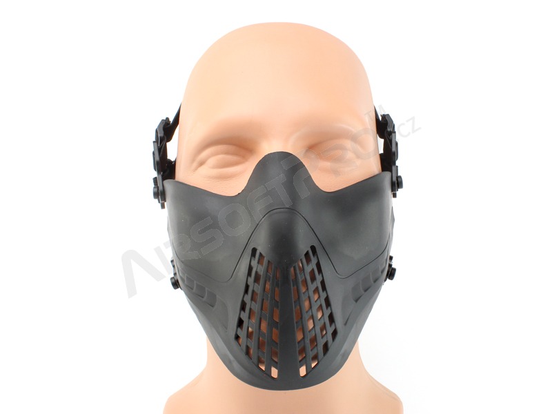 Máscara de protección facial Tactical Pilot - Negra [Big Dragon]