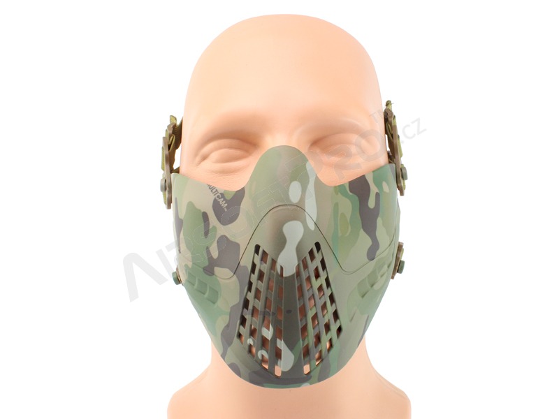 Máscara de piloto táctico protectora de la cara - Multicam [Big Dragon]