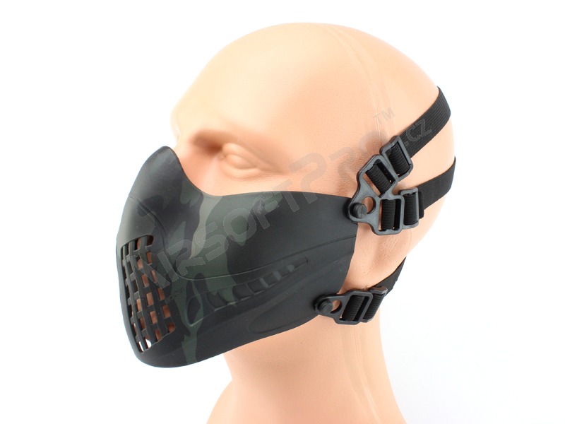 Máscara de piloto táctico protectora de la cara - Multicam Negro [Big Dragon]
