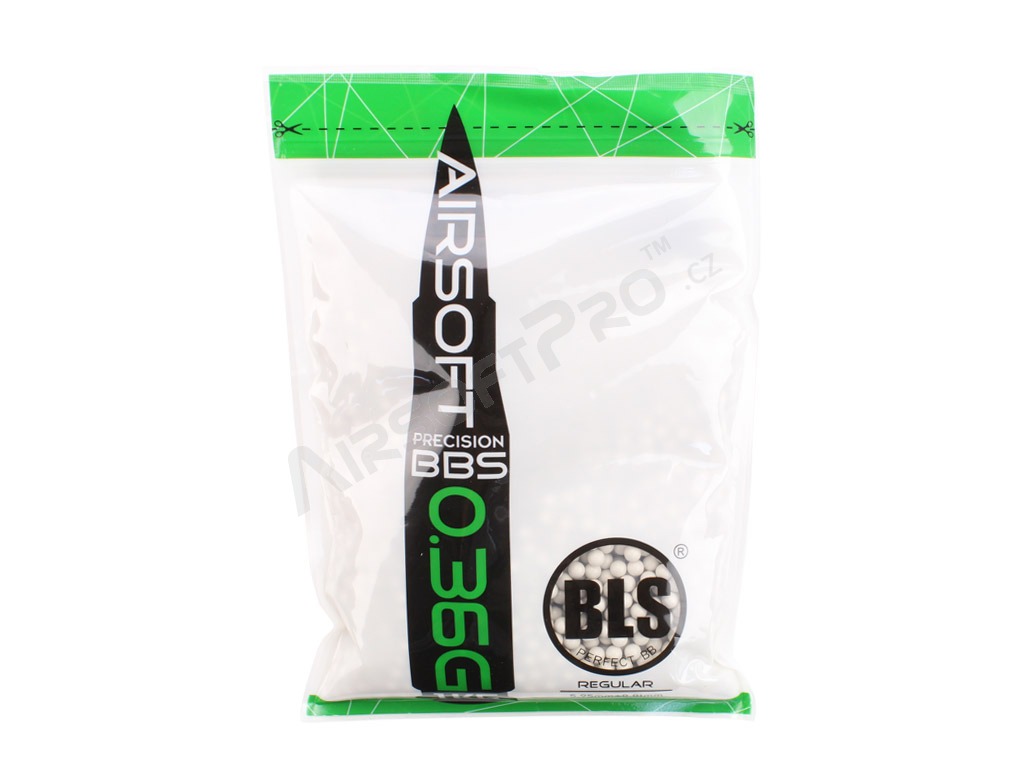 Airsoft BBs BLS Precision Grade 0,36 g | 2770 pcs | 1 kg - white [BLS]