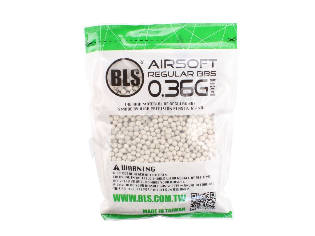 Airsoft BBs BLS Precision Grade 0,36 g | 2770 pcs | 1 kg - white [BLS]