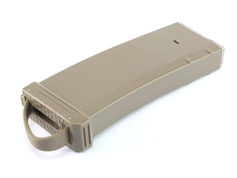 Mid-Cap 150 rds tracer magazine for M4 AEG + mag style bottle + 1200 tracer BBs - TAN [BLS]