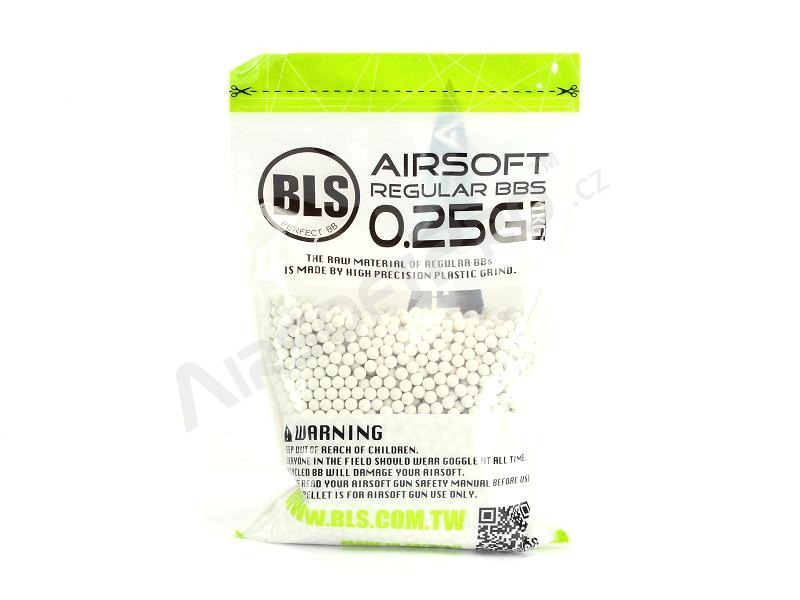Airsoft BBs BLS Precision Grade 0,25 g | 4000 pcs | 1 kg - white [BLS]