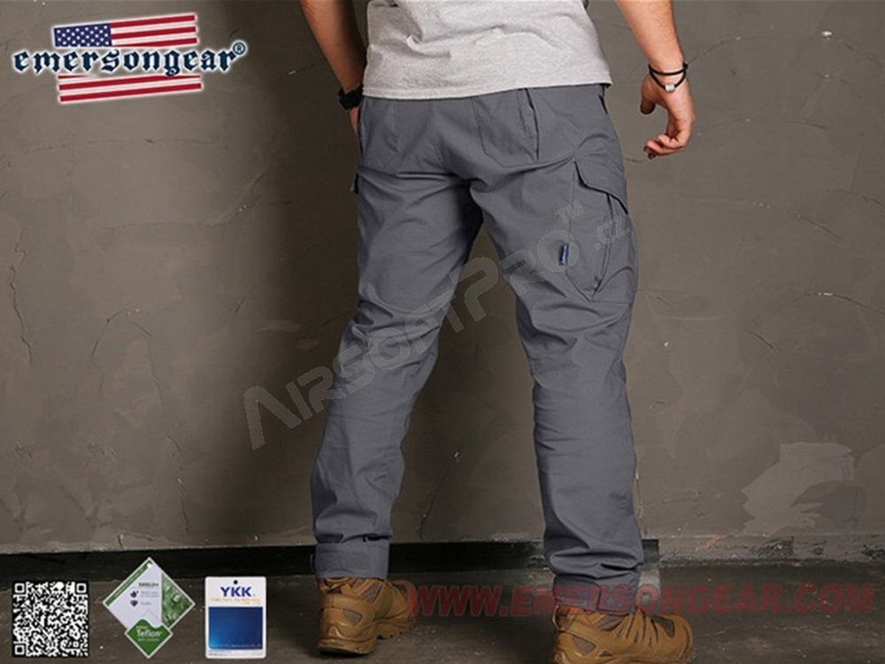 Pantalones largos ergonómicos Blue Label - gris lobo, talla XL (36) [EmersonGear]