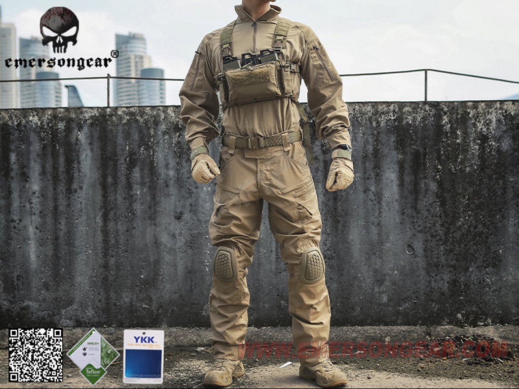Camisa Combat E4 - Gris Lobo, talla XL [EmersonGear]