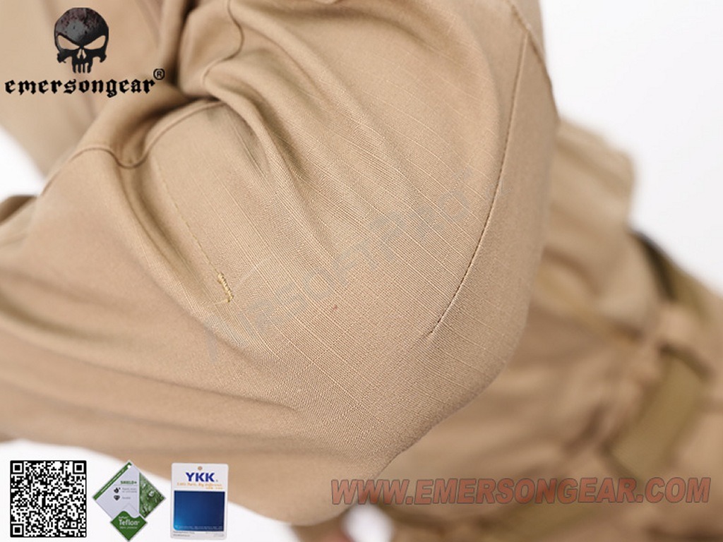 Camiseta Combat E4 - Verde Ranger, talla L [EmersonGear]