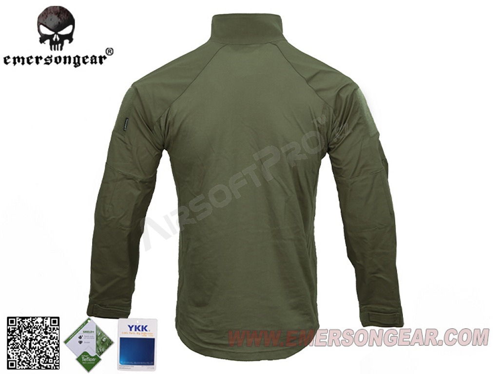 Camiseta Combat E4 - Verde Ranger [EmersonGear]