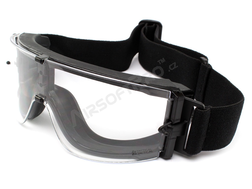 Taktické brýle X800 Platinum (X800I) černé - čiré [Bollé]