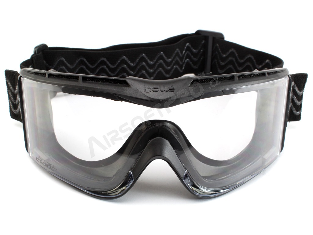 Máscara táctica X810 Platinum (X810NPSI) negra - transparente [Bollé]