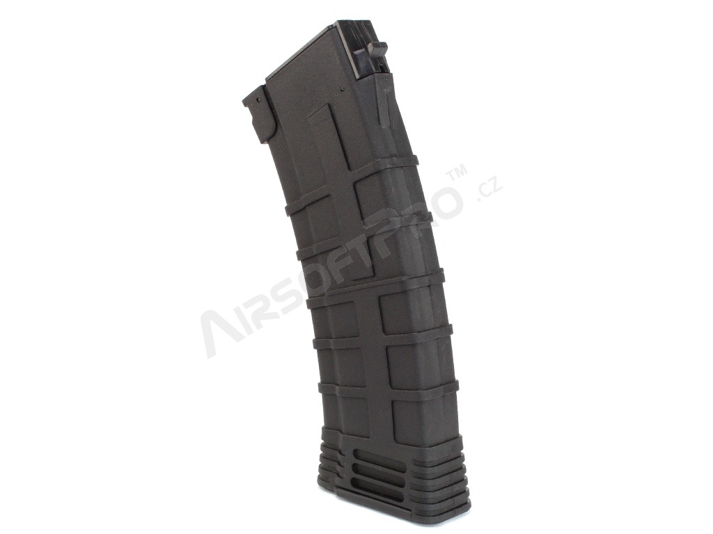 150 töltényes középkapacitású tár AK74 sorozathoz -fekete [CYMA]