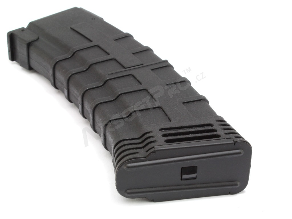 150 töltényes középkapacitású tár AK74 sorozathoz -fekete [CYMA]
