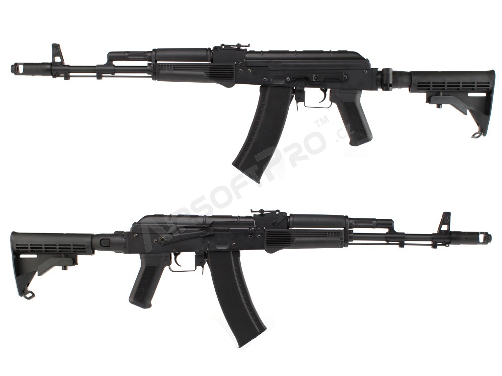 Airsoftová zbraň AK74 s pažbou M4, (CM.040M) [CYMA]