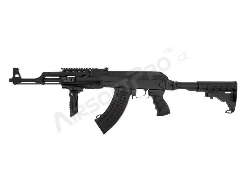 Airsoft rifle AK47C Tactical (CM.028C) HQ Li-Ion batería HQ cargador 0,25g BBs [CYMA]