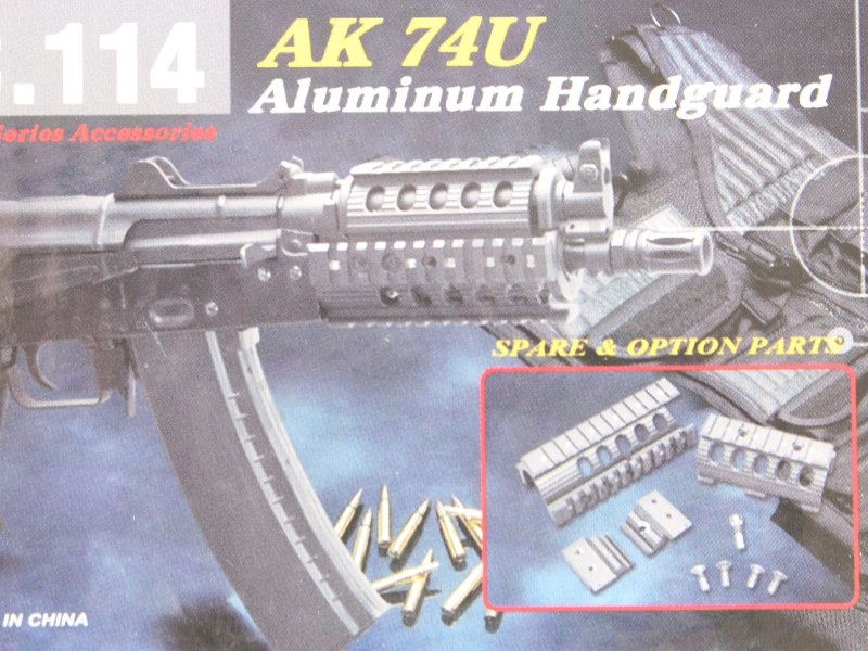 CNC RIS foregrip for AK74U [CYMA]
