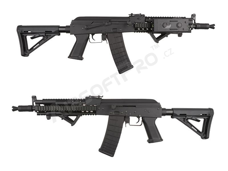 Airsoftová zbraň AK74 Tactical, celokov (CM.040I) - černá, MP verze [CYMA]