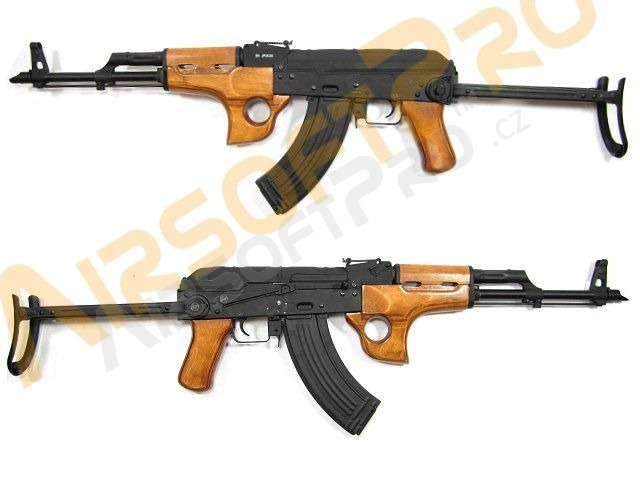 Airsoftová zbraň AKMSU- celokov, dřevo (CM.048SU) [CYMA], kalašnikov AK47 AK74 Kalashnikov ak-47 ak-74