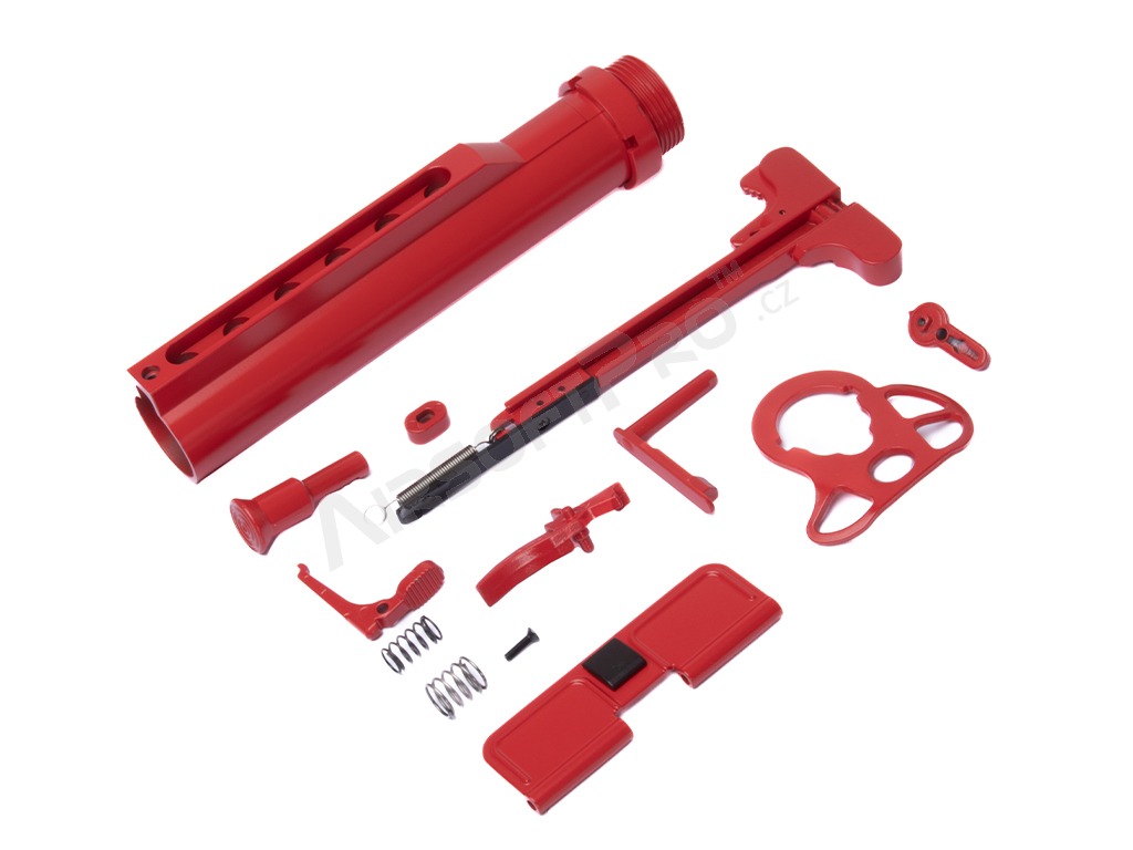 Color-Coordinated Accessory Kit for M4 / M16 Series Airsoft AEG Rifles - red [CYMA]