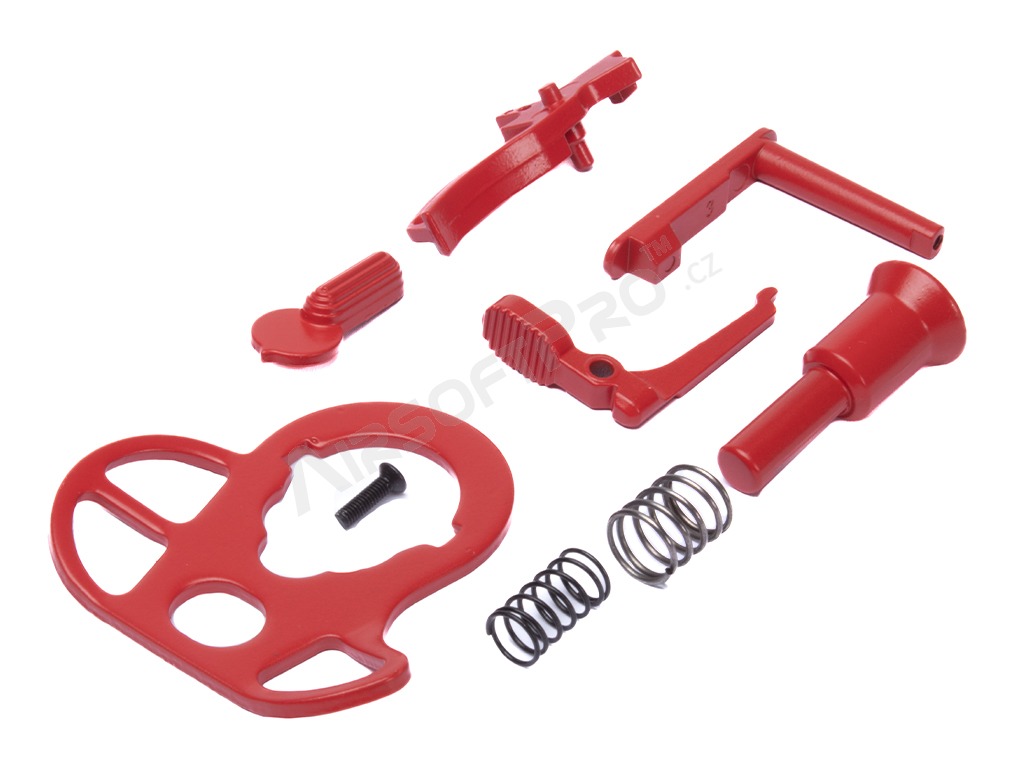 Color-Coordinated Accessory Kit for M4 / M16 Series Airsoft AEG Rifles - red [CYMA]