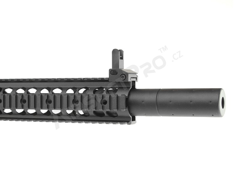 Airsoftová zbraň M4 CQB s tlumičem, celokov (CM.070) - černá [CYMA]