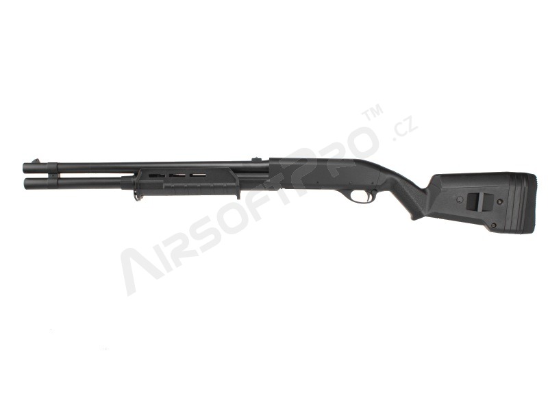 Airsoft brokovnice stylu Magpul M870, dlouhá, ABS (CM.355L) - černá [CYMA]