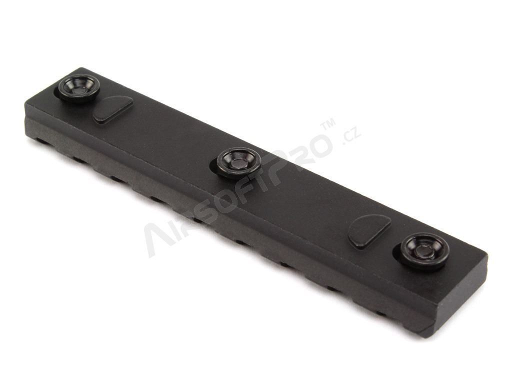 Soporte RIS (carril) para montaje KeyMod - 95mm, 9 ranuras - negro [CYMA]