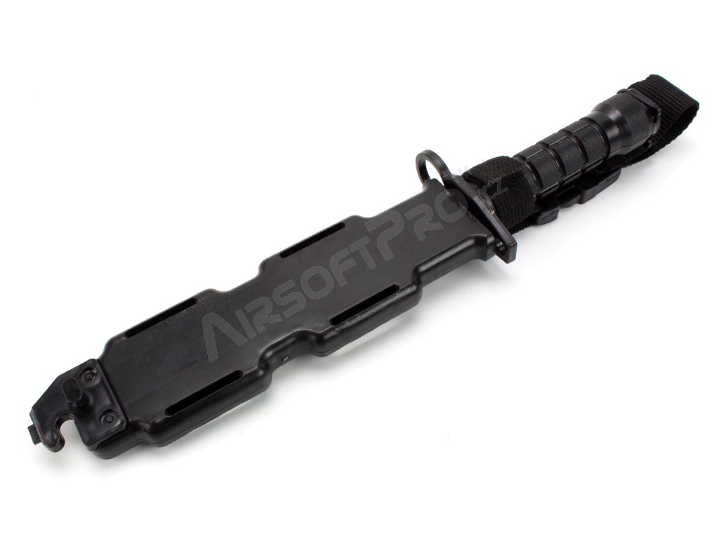 Taktikai gumi M9 kés - fekete [CYMA]