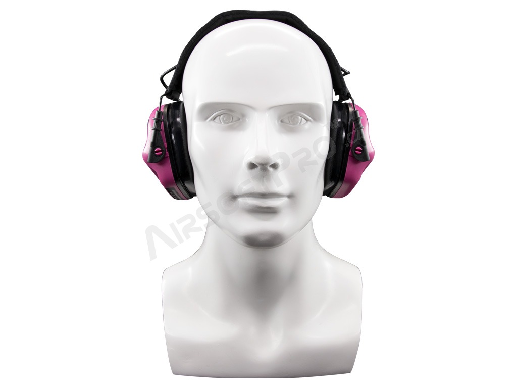 Protector auditivo electrónico M31 con entrada AUX - rosa [EARMOR]