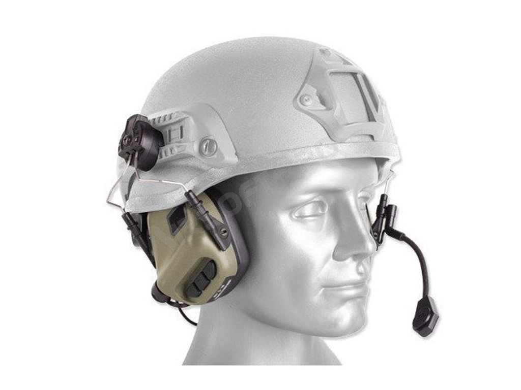 Protector auditivo electrónico M32 con micrófono y adaptador para casco ARC - FG [EARMOR]