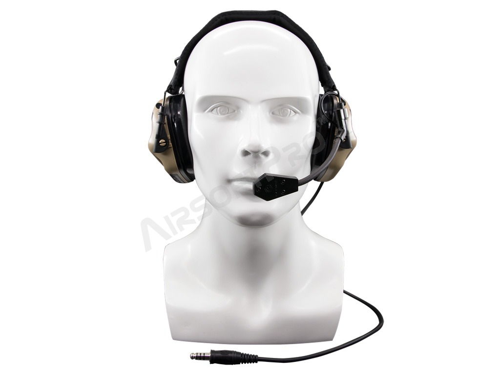 Protector auditivo electrónico M32 con micrófono - TAN [EARMOR]