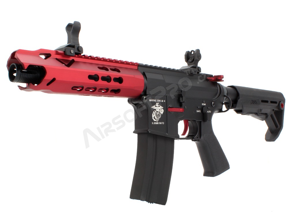 Rifle de airsoft EC-312-1 Keymod - Rojo [E&C]