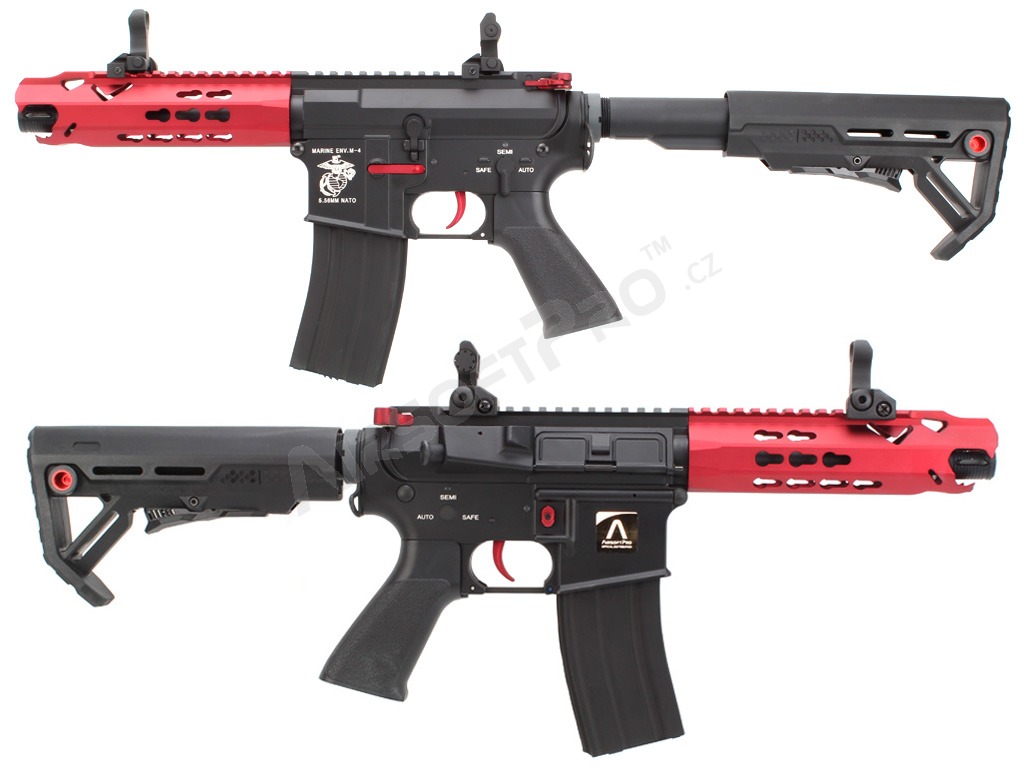 Rifle de airsoft EC-312-1 Keymod - Rojo [E&C]