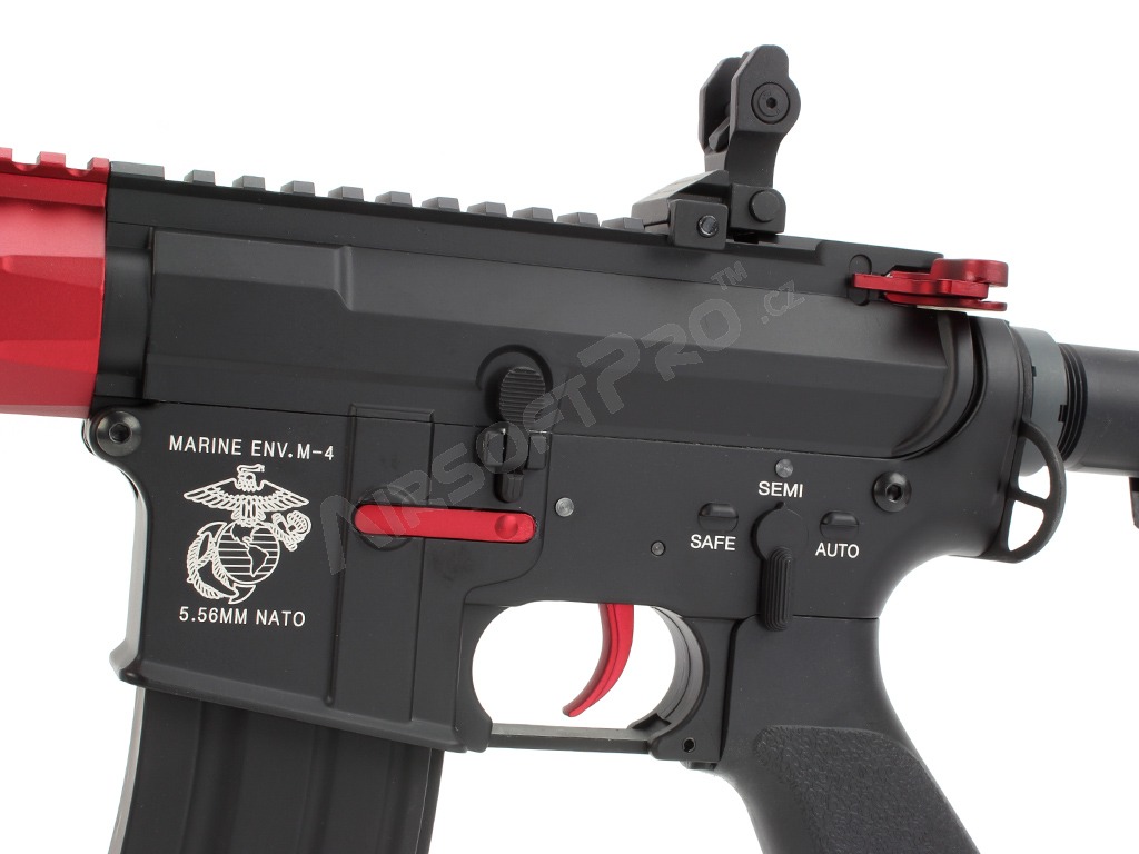 Rifle de airsoft EC-312-1 Keymod - Rojo [E&C]