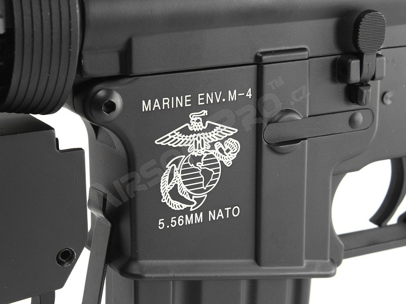 Airsoftová zbraň M16 A3 s granátometem M203 - černá (EC-702) [E&C]