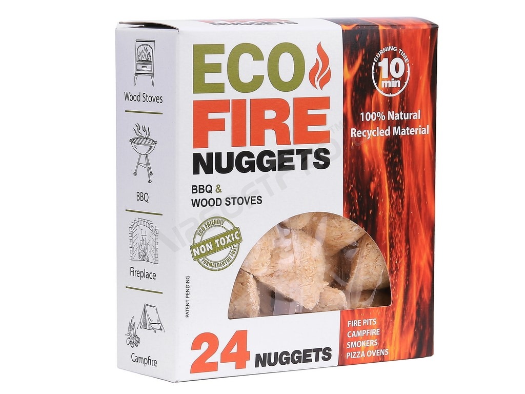 Eco-friendly fire starter nuggets, 24 pcs [ECO Fire]