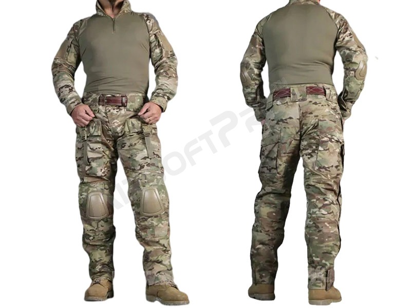 Conjunto de traje táctico MC con almohadillas, talla XL [EmersonGear]