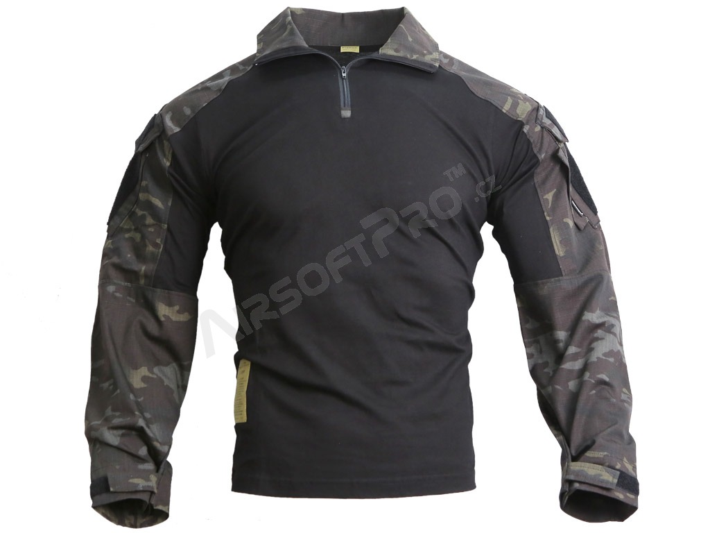 Camisa BDU de combate G3 - Negro Multicam, talla L [EmersonGear]