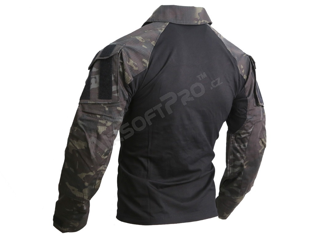 Camisa BDU de combate G3 - Negro Multicam, talla XL [EmersonGear]
