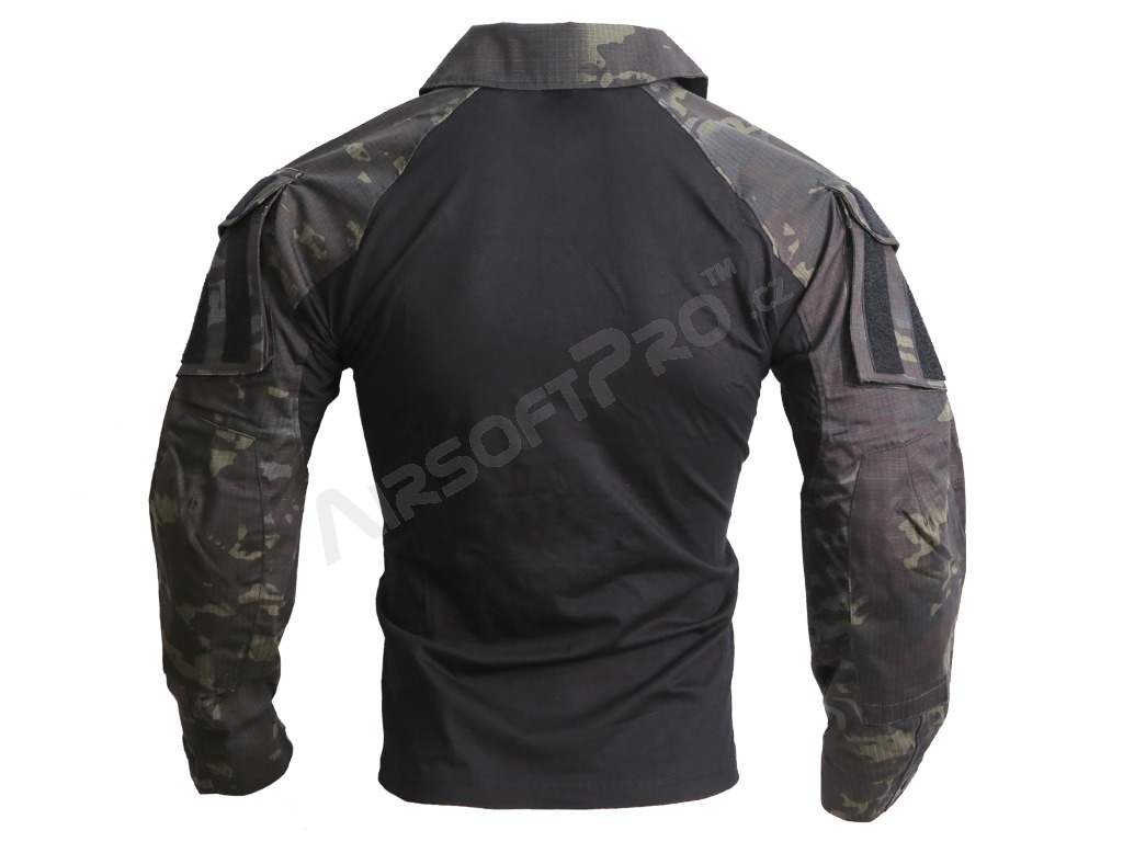 Camisa BDU de combate G3 - Negro Multicam, talla XL [EmersonGear]