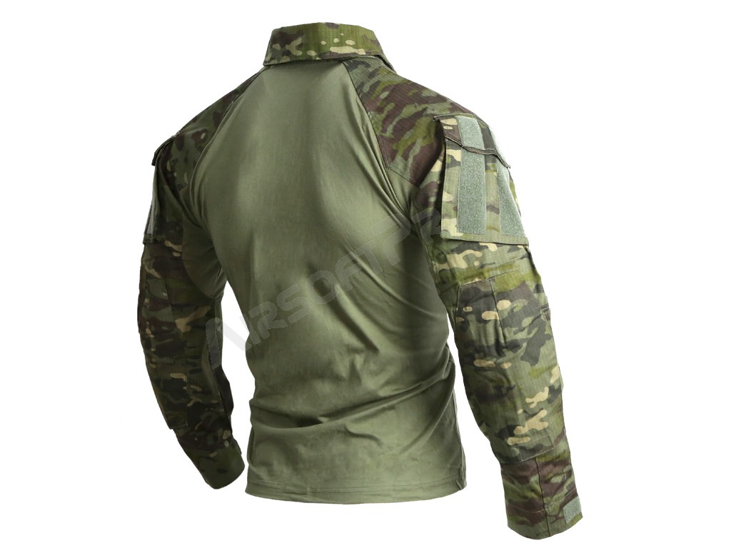 Camisa BDU de combate G3 - Multicam Tropic, talla S [EmersonGear]