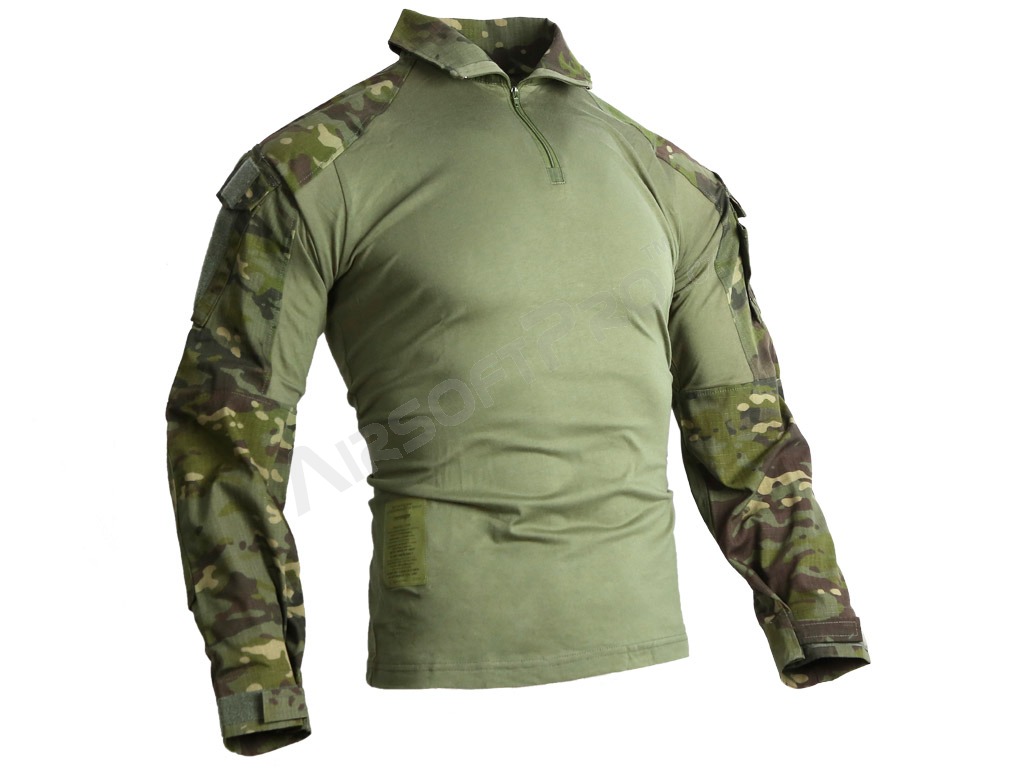 Camisa BDU de combate G3 - Multicam Tropic, talla L [EmersonGear]