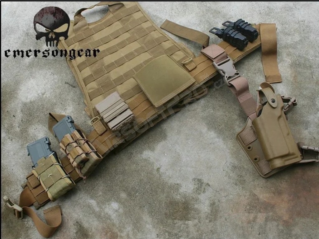 Cinturón táctico acolchado Patrol MOLLE - Multicam [EmersonGear]