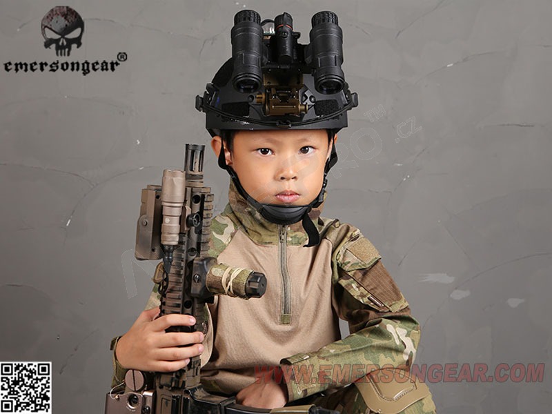 Detská vojenská helma - čierna [EmersonGear]