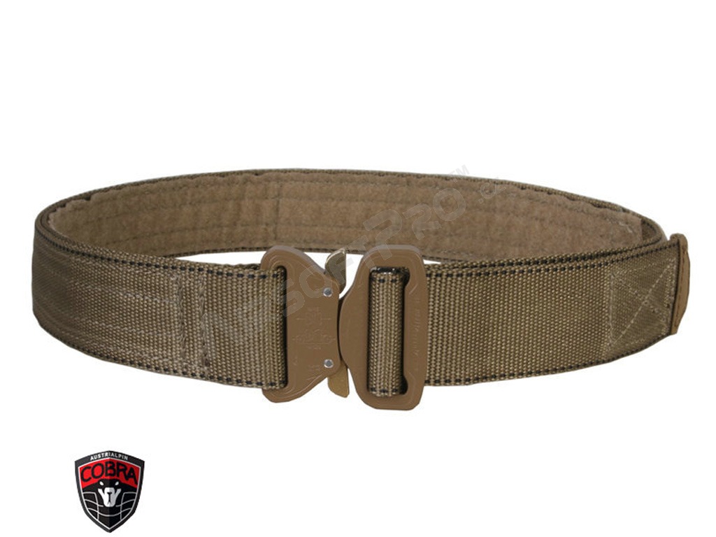 Cinturón de combate COBRA 1.75inch / 4.5cm One-pcs - Khaki, talla L [EmersonGear]