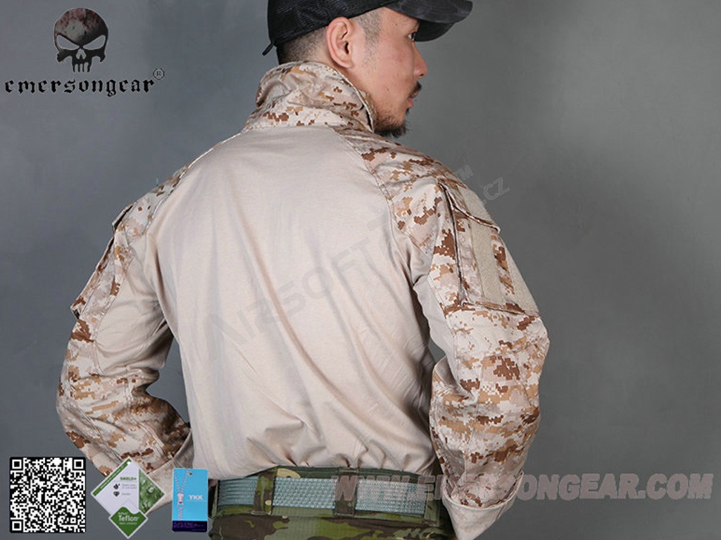 Camisa BDU de combate G3 - AOR1, talla M [EmersonGear]