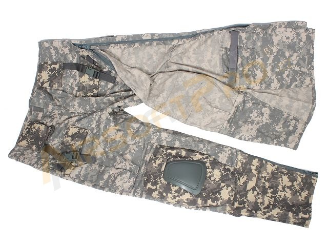 Conjunto de traje táctico Digital ACU con almohadillas, talla XL [EmersonGear]