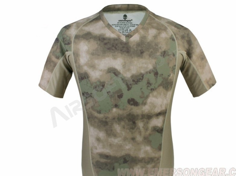 Camiseta de capa base ajustada a la piel - A-TACS FG [EmersonGear]