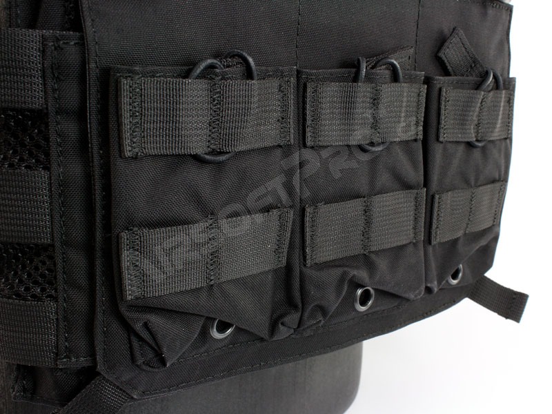 chaleco táctico portaplacas 420 con 3 bolsillos - negro [EmersonGear]