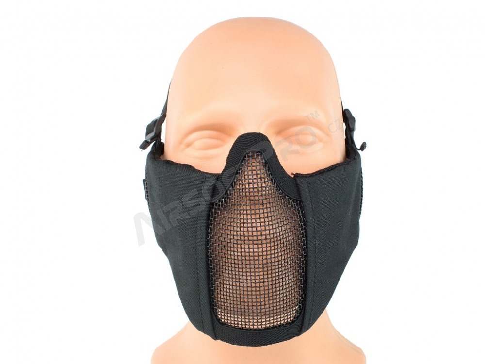 Máscara facial Battlefield Elite con protección para los oídos - negra [EmersonGear]