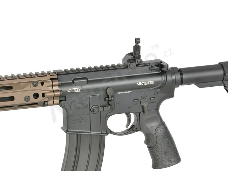 Airsoftová GBB zbraň DD4 MK18 RIII S 10,3
