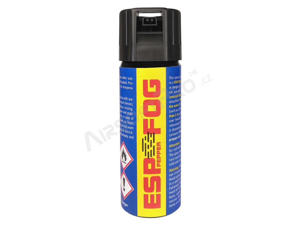 Aérosols de défense : Spray au poivre ESP FOG - 50 ml 